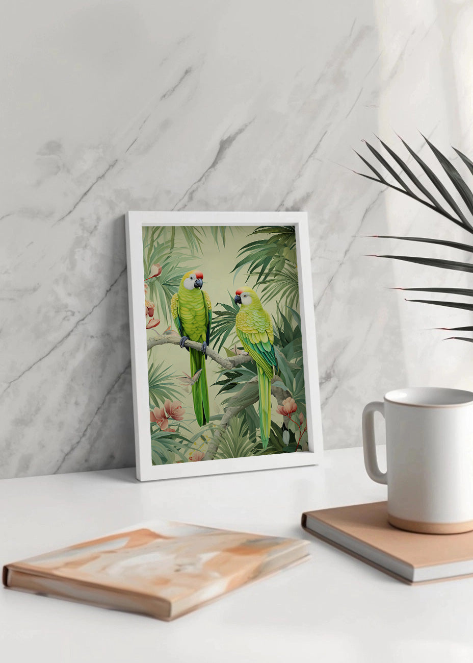 Cuadro Jungle parrots