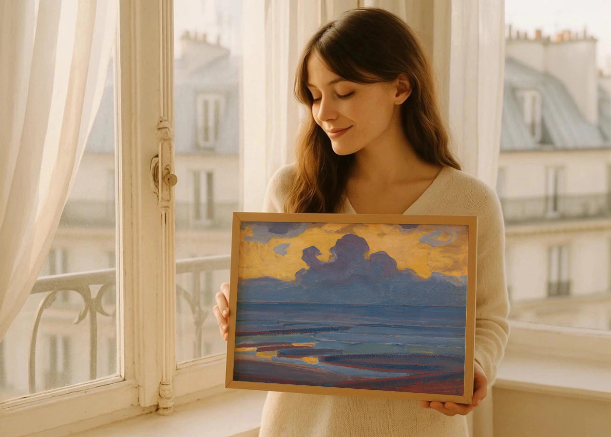 Cuadro Junto al mar (Mondrian)