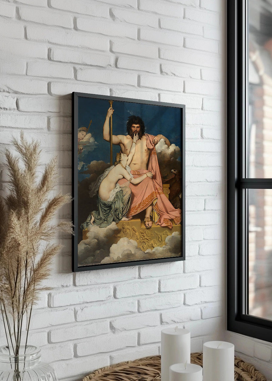 Cuadro Júpiter y Tetis (Ingres)