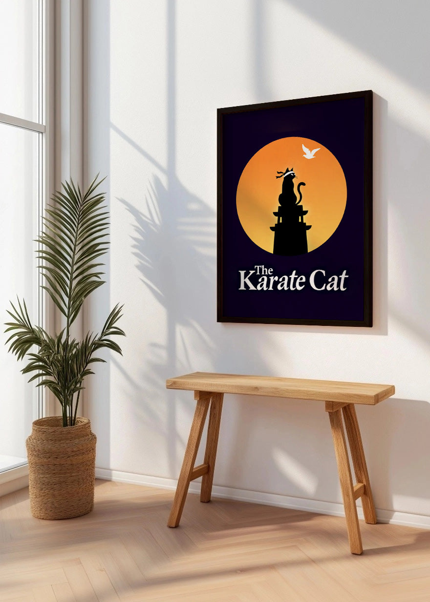 Cuadro Karate Cat