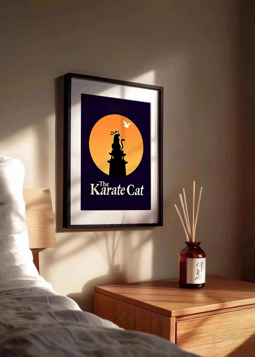 Cuadro Karate Cat