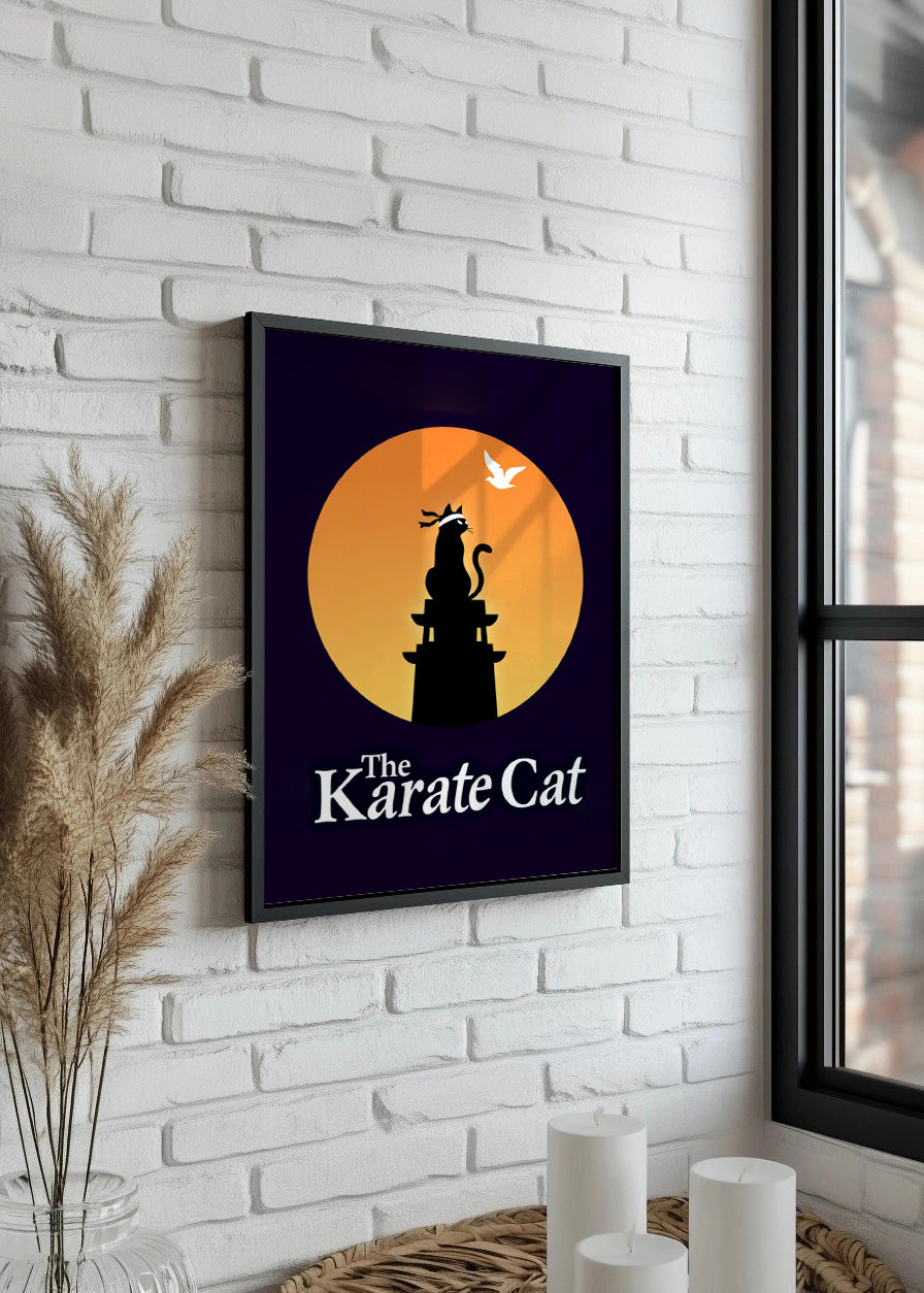 Cuadro Karate Cat