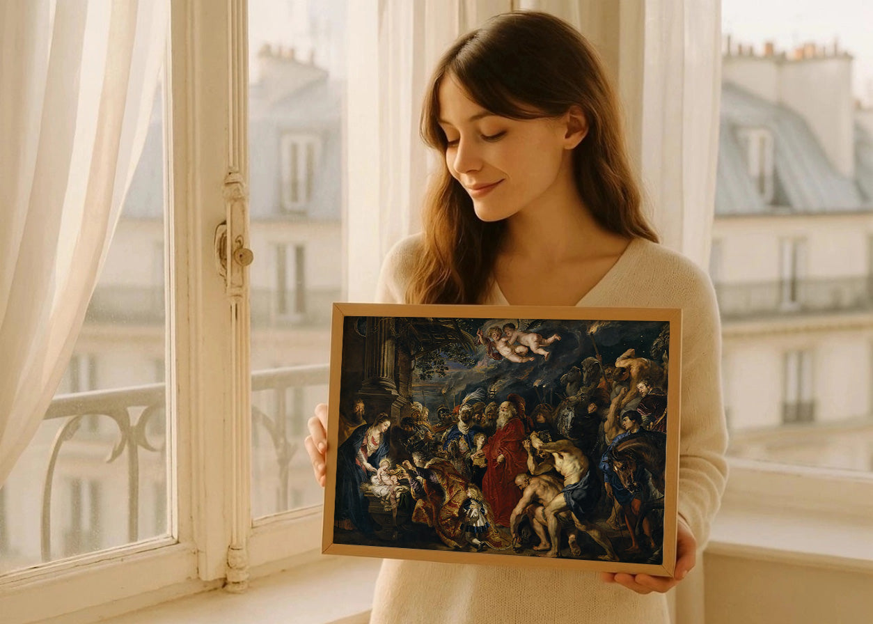 Cuadro La Adoración de los Reyes Magos (Rubens)