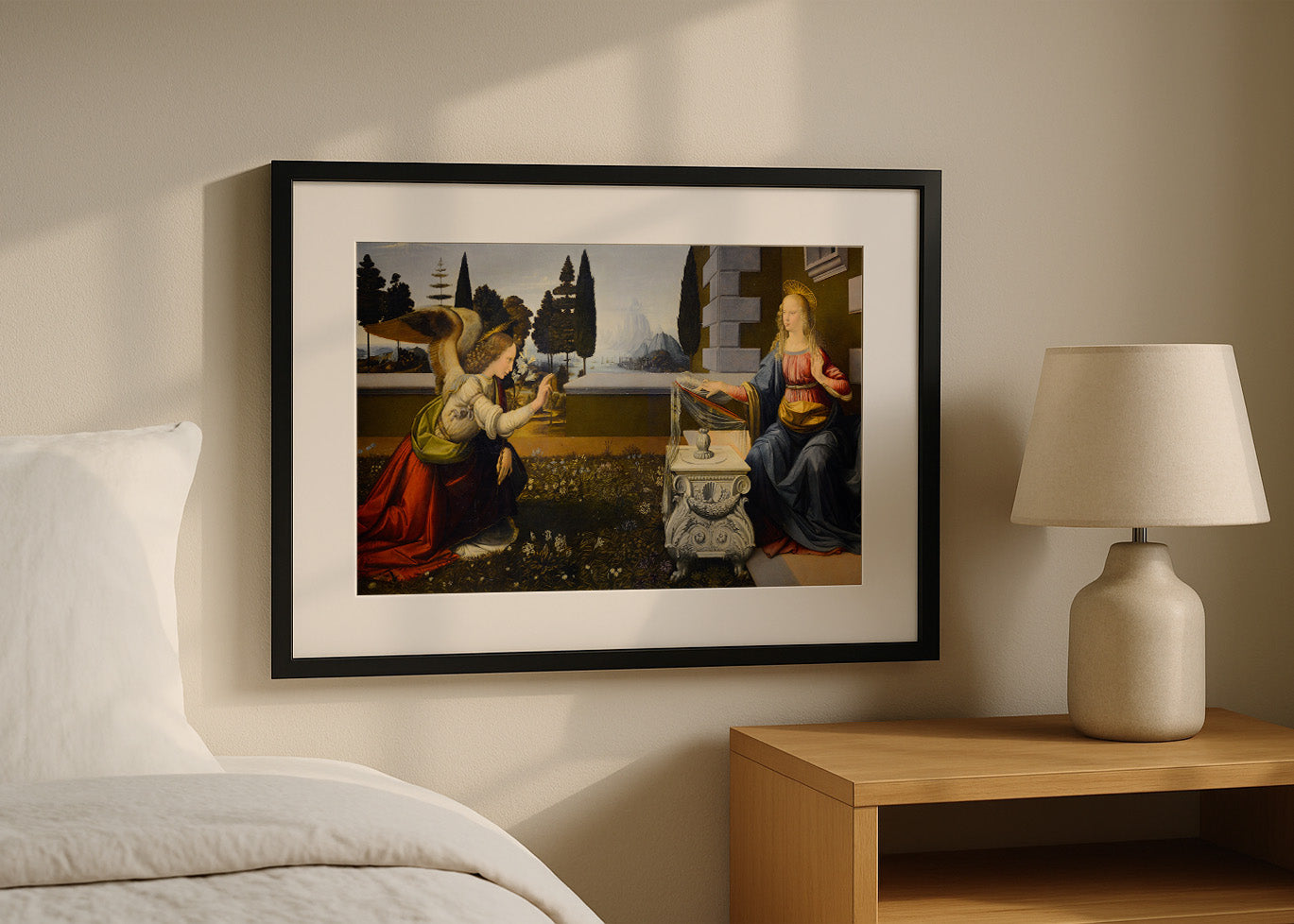 Cuadro La Anunciación (Leonardo Da Vinci)