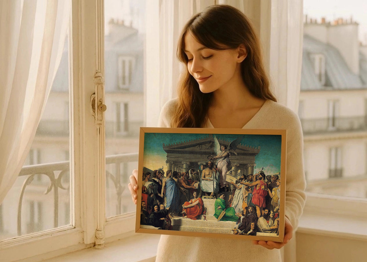 Cuadro La Apoteosis de Homero (Ingres)