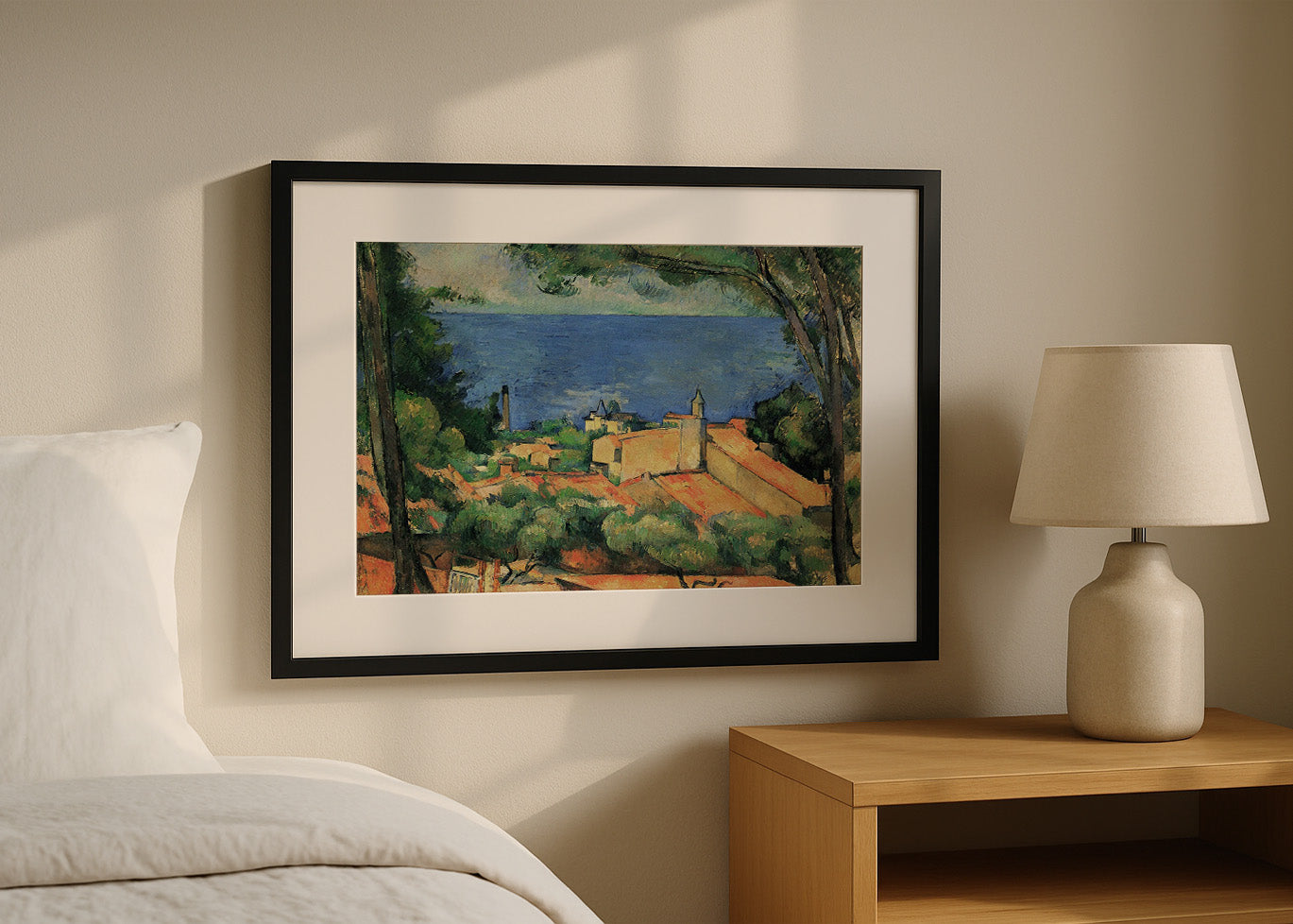 Cuadro La Bahía de L Estaque (Cezanne)