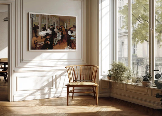 Cuadro La Bolsa del Algodón en Nueva Orleans (Edgar Degas)