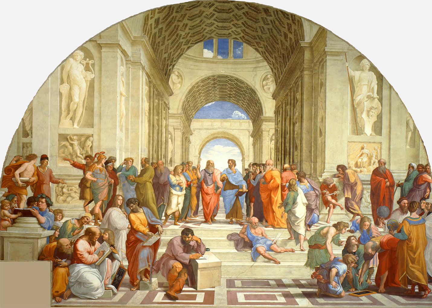 Cuadro La Escuela de Atenas (Rafael Sanzio)