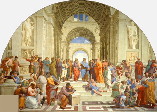 Cuadro La Escuela de Atenas (Rafael Sanzio)