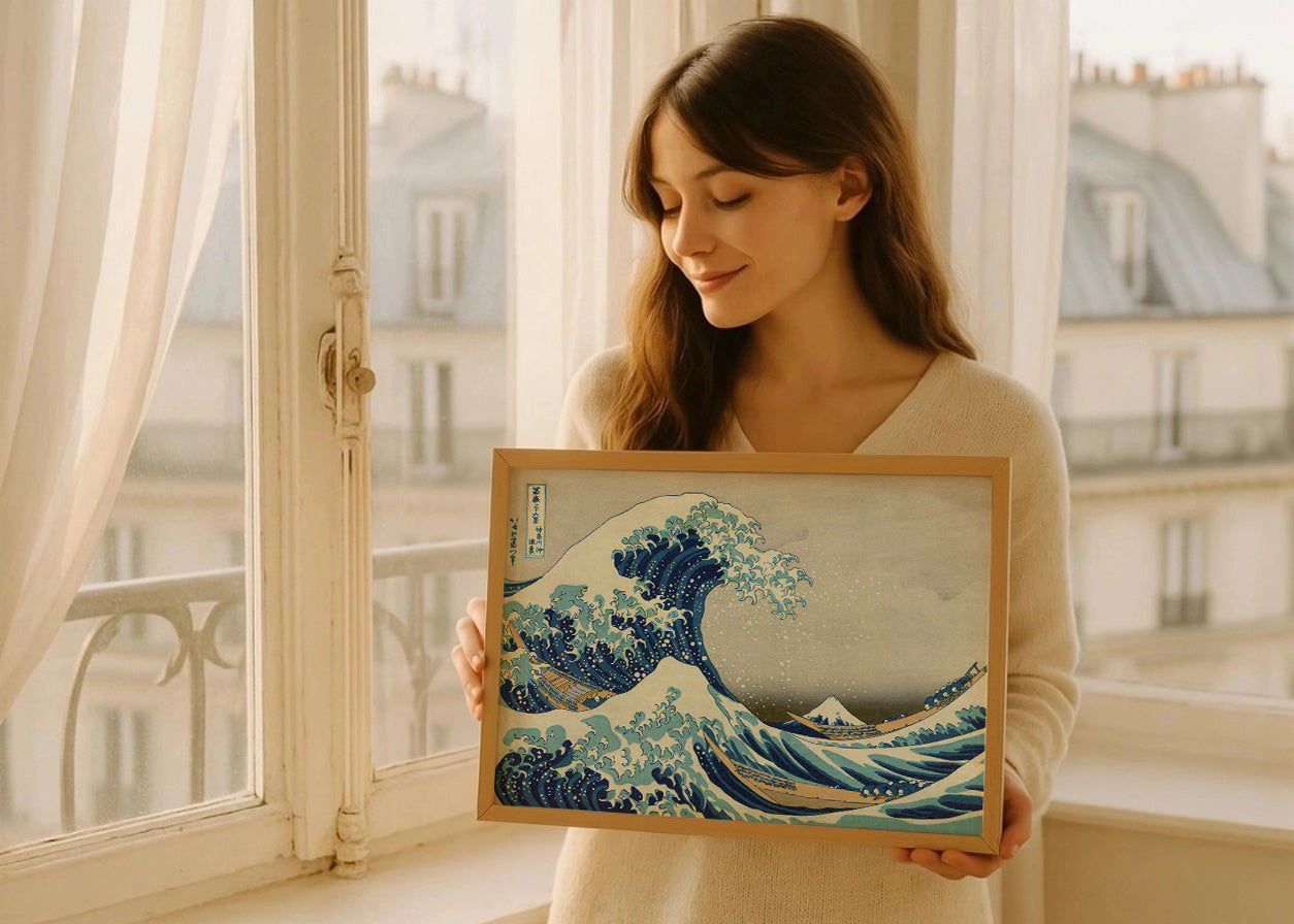 Cuadro La Gran Ola de Kanagawa (Katsushika Hokusai)
