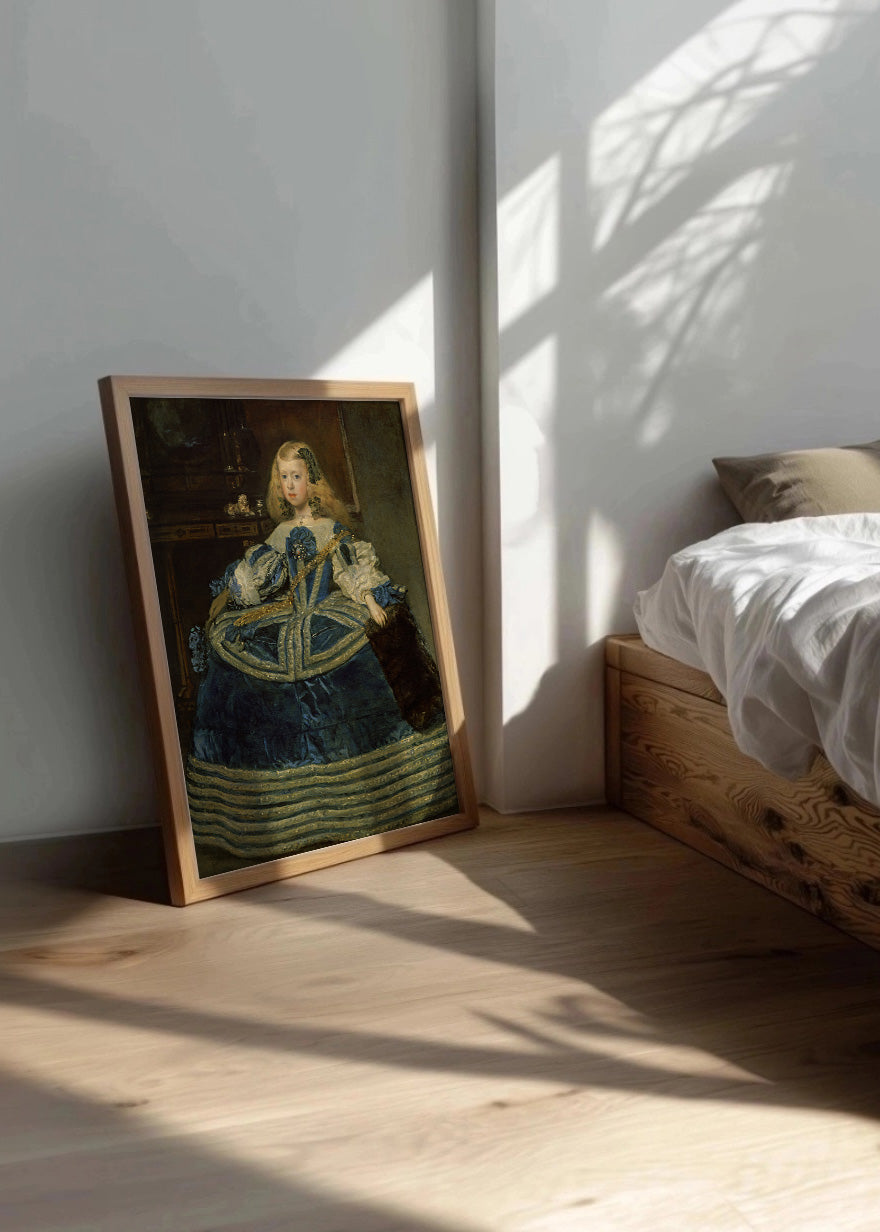 Cuadro La Infanta Margarita en azul (Diego Velázquez)