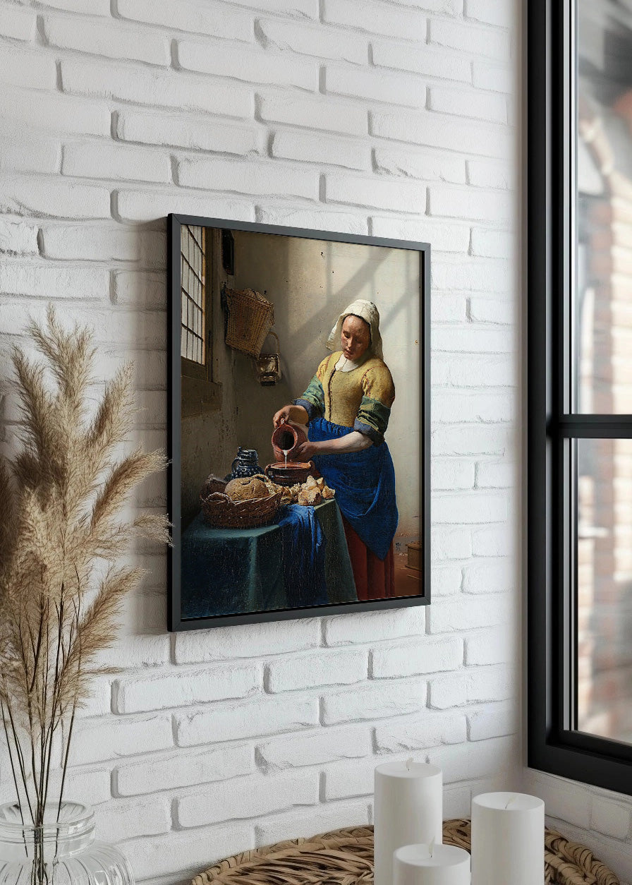 Cuadro La Lechera (Johannes Vermeer)