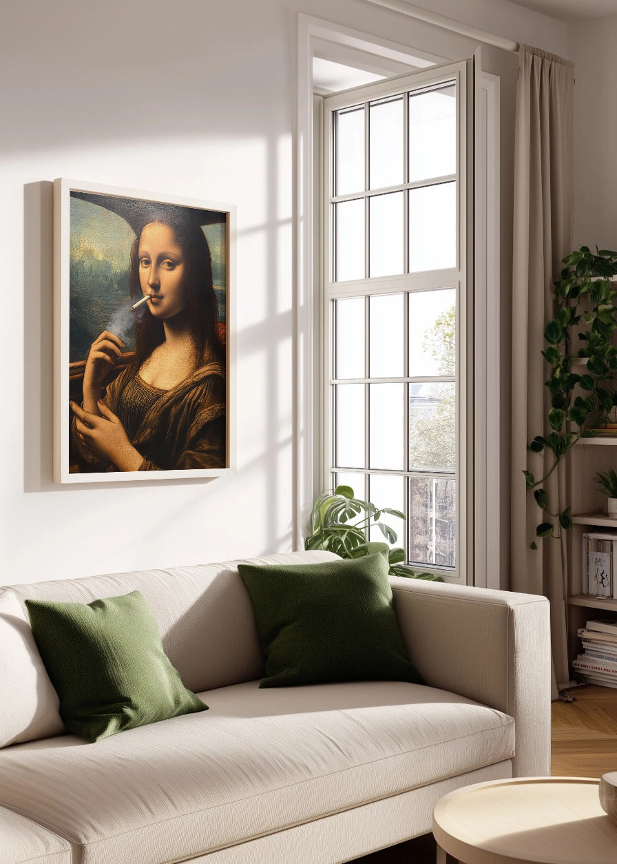La Mona Lisa fumando