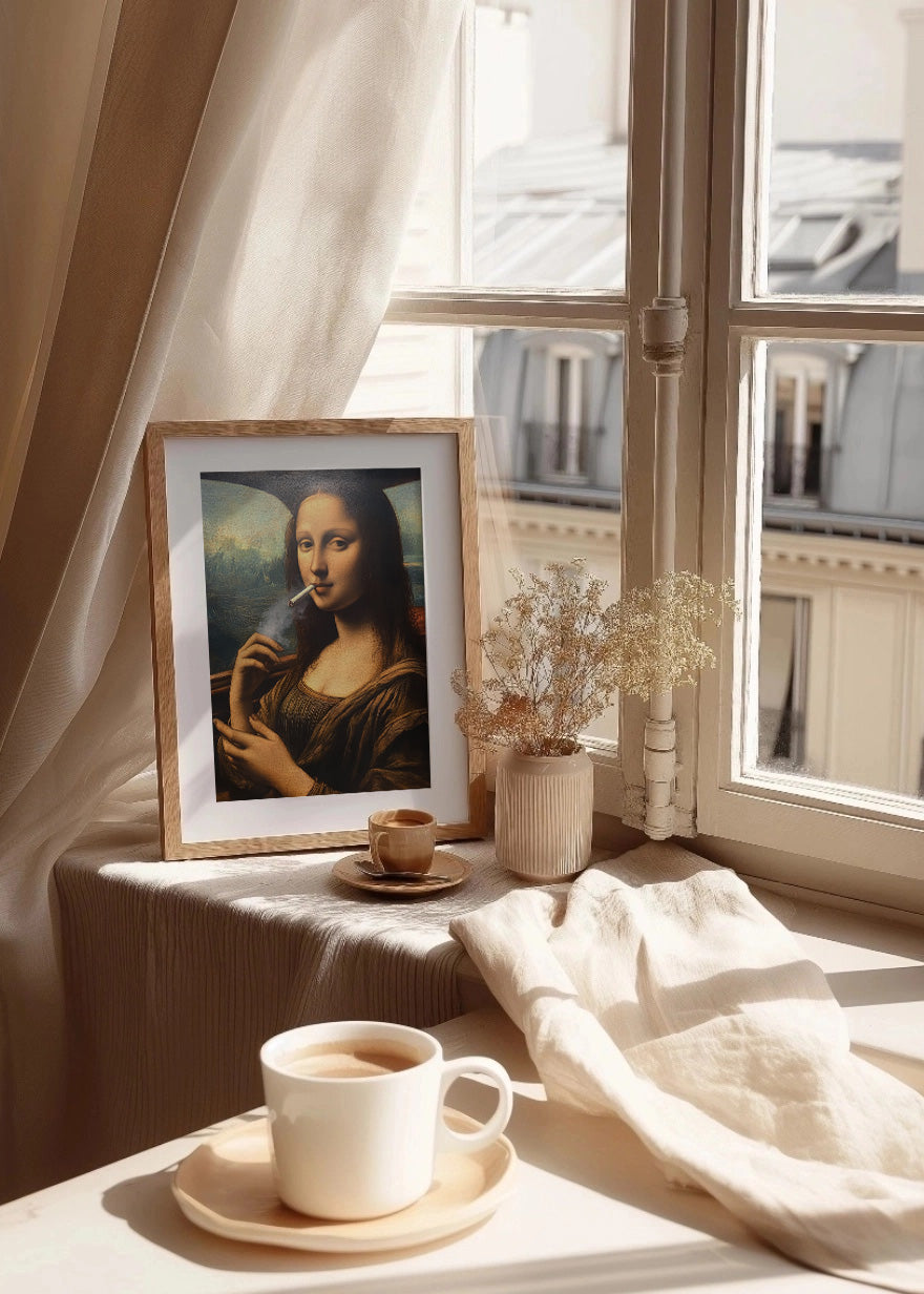La Mona Lisa fumando