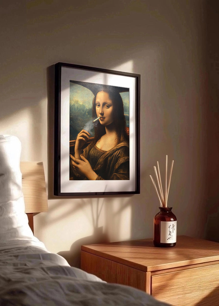 La Mona Lisa fumando