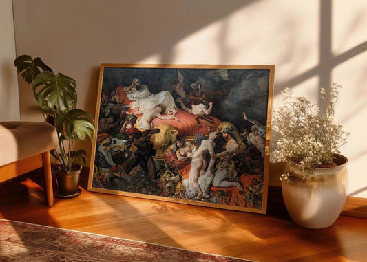 Cuadro La Muerte de Sardanápalo (Eugene Delacroix)