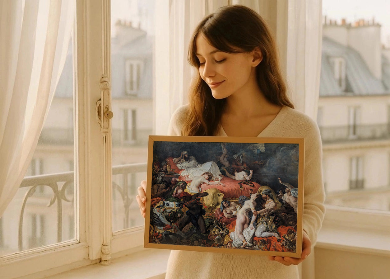Cuadro La Muerte de Sardanápalo (Eugene Delacroix)