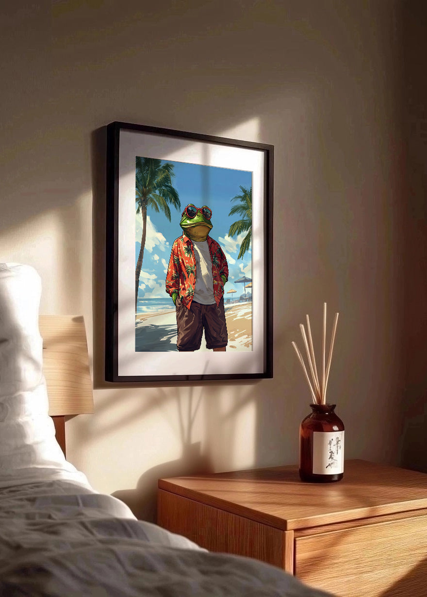 Cuadro La Rana Pepe chill