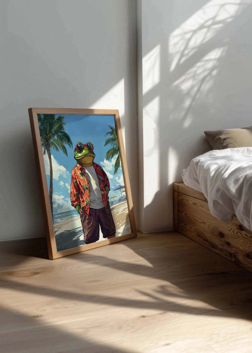 Cuadro La Rana Pepe chill