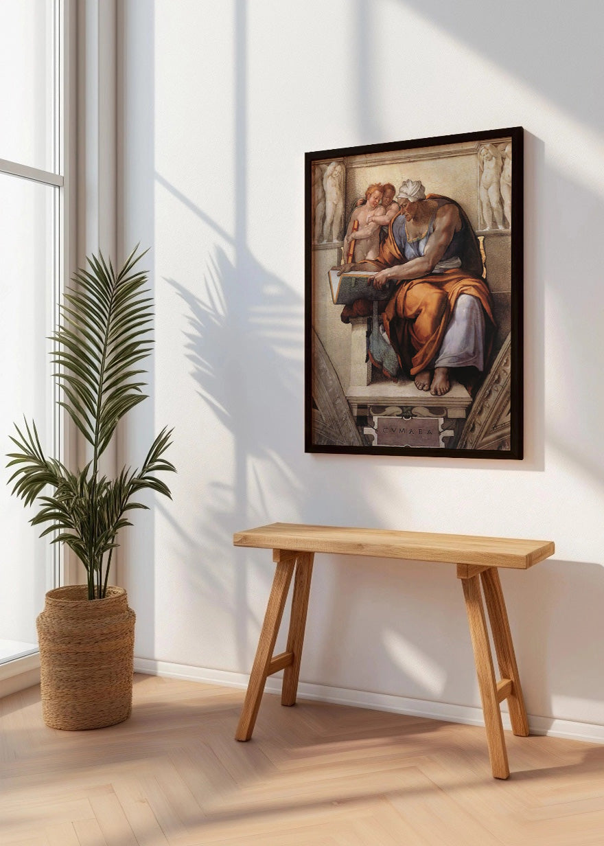 Cuadro La Sibila Cumana (Miguel Ángel - Michelangelo)