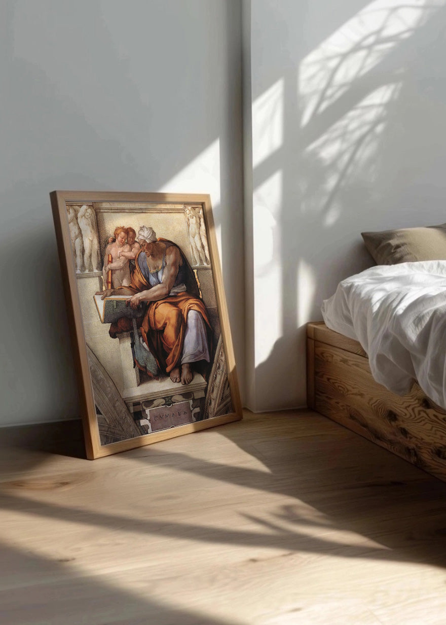 Cuadro La Sibila Cumana (Miguel Ángel - Michelangelo)