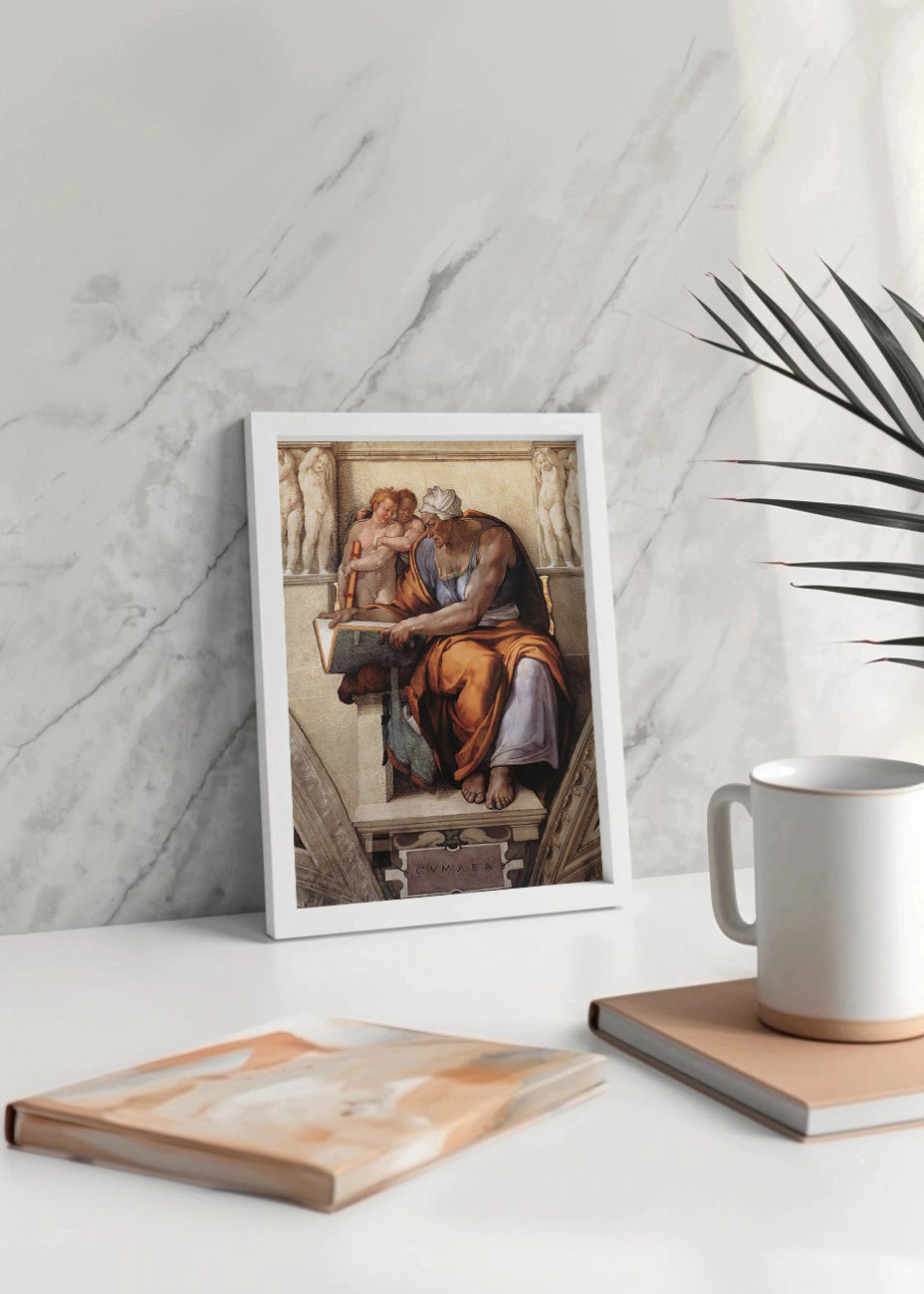 Cuadro La Sibila Cumana (Miguel Ángel - Michelangelo)
