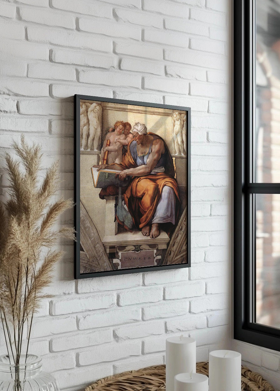 Cuadro La Sibila Cumana (Miguel Ángel - Michelangelo)