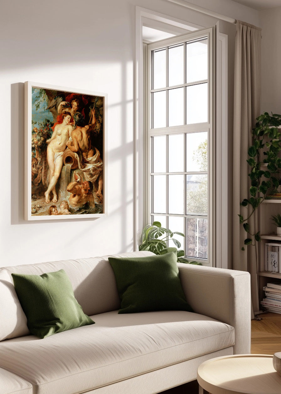Cuadro La Unión de la Tierra y el Agua (Rubens)