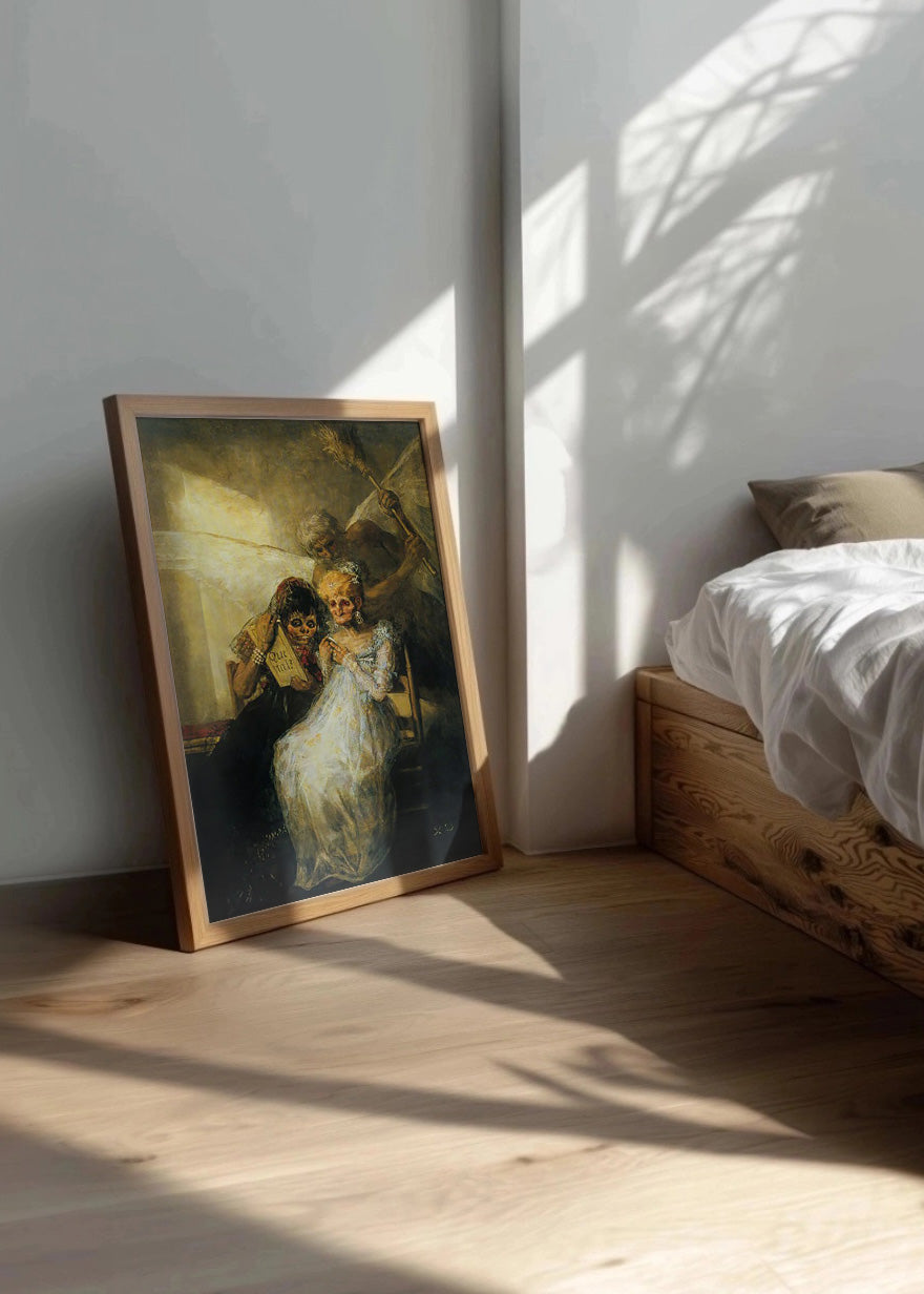 Cuadro Las Viejas (Francisco de Goya)
