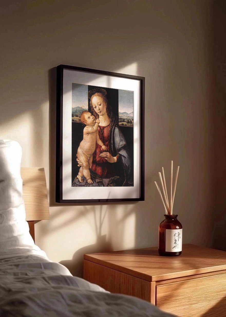 Cuadro La Virgen de la Granada - Madonna Dreyfus (Leonardo Da Vinci)