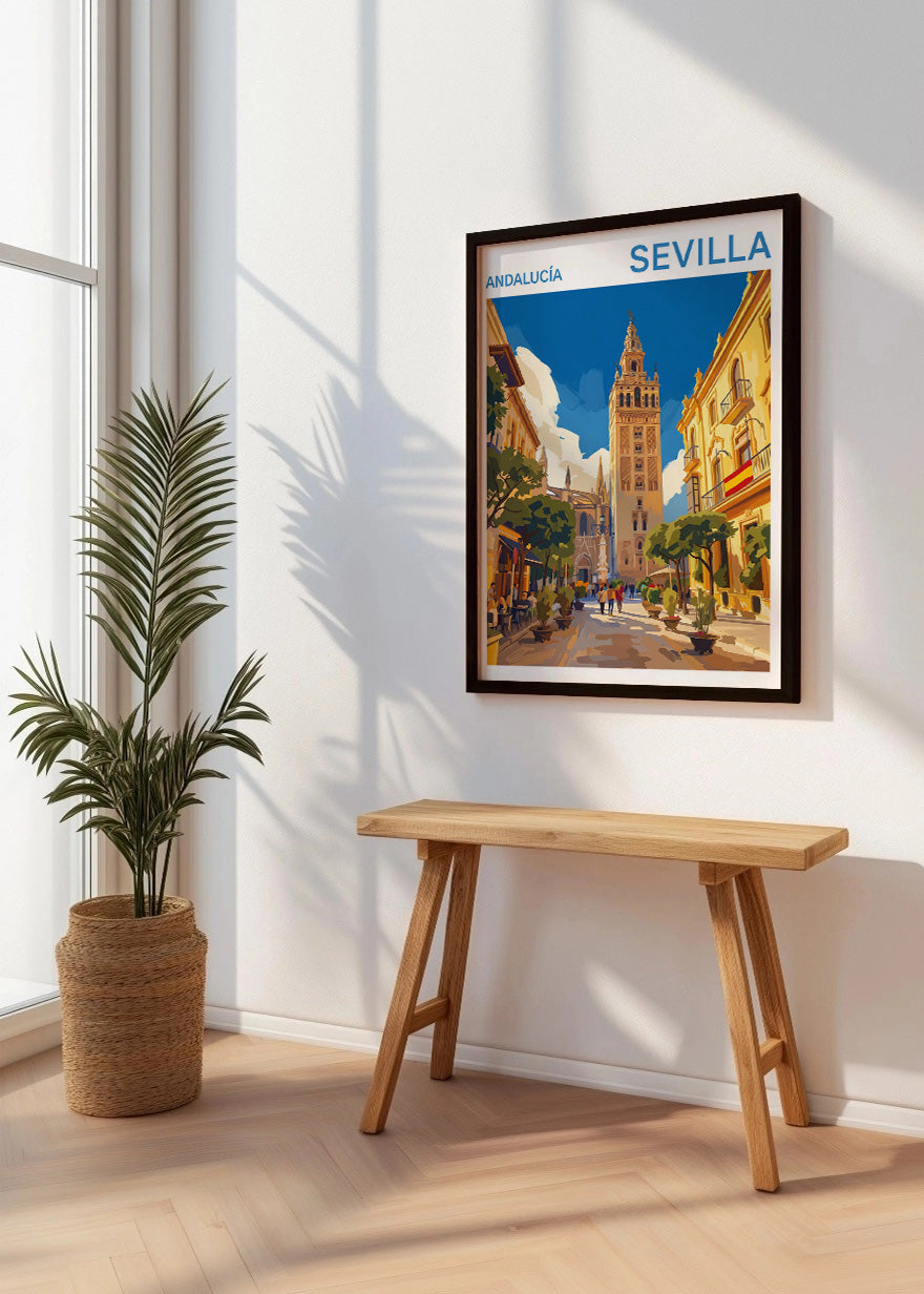 Cuadro La Giralda de Sevilla - Gouache