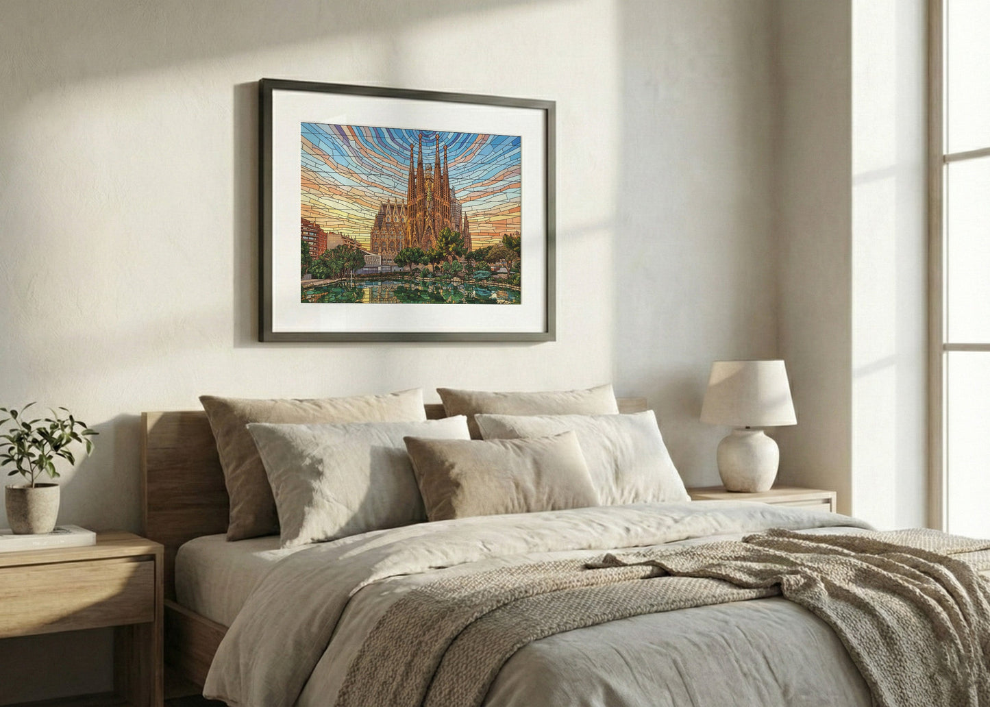 Cuadro La Sagrada Familia - Vidriera