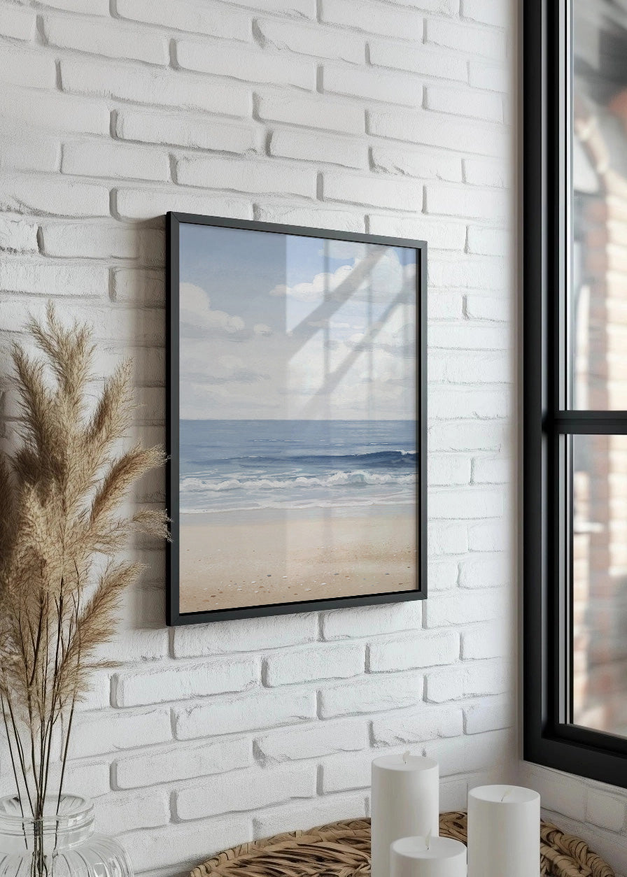 Cuadro La orilla de la playa suave