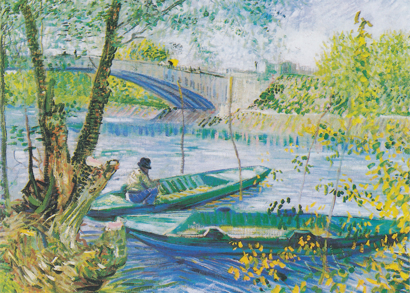 Cuadro La pesca en primavera (Van Gogh)