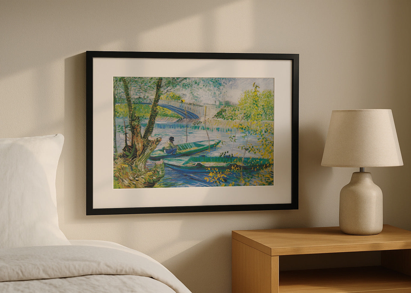 Cuadro La pesca en primavera (Van Gogh)