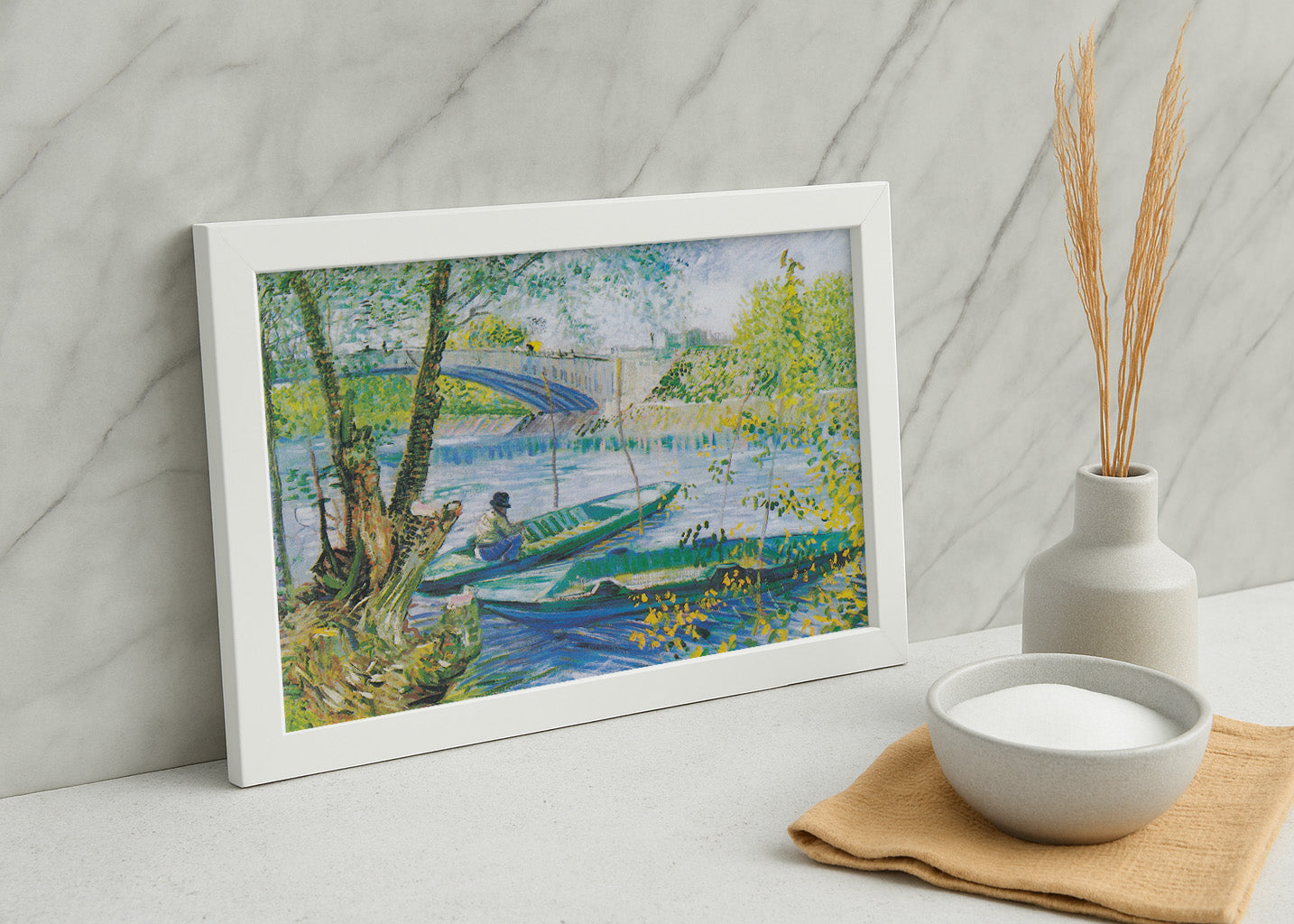 Cuadro La pesca en primavera (Van Gogh)