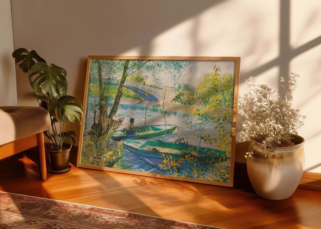 Cuadro La pesca en primavera (Van Gogh)