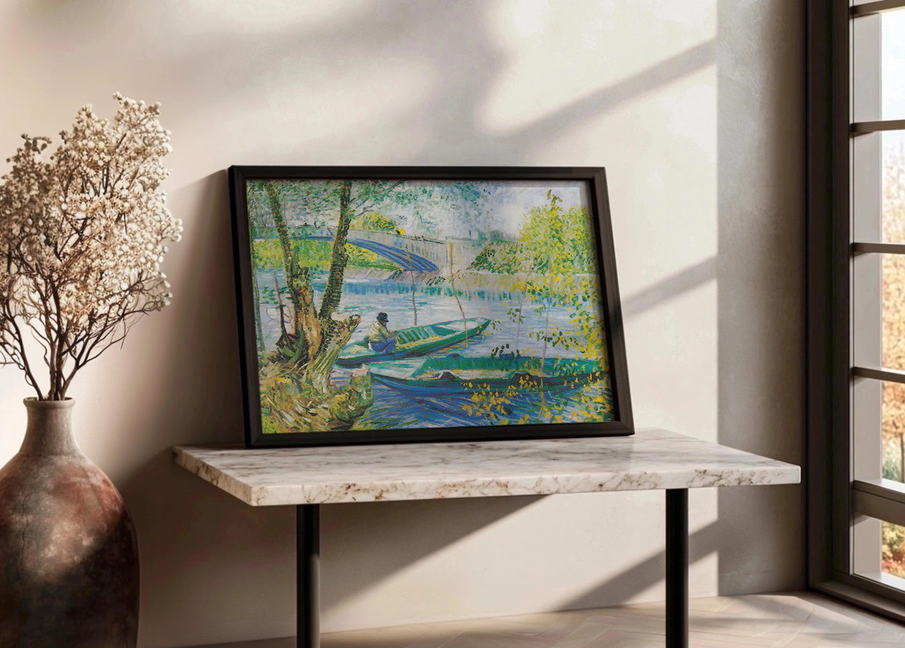 Cuadro La pesca en primavera (Van Gogh)
