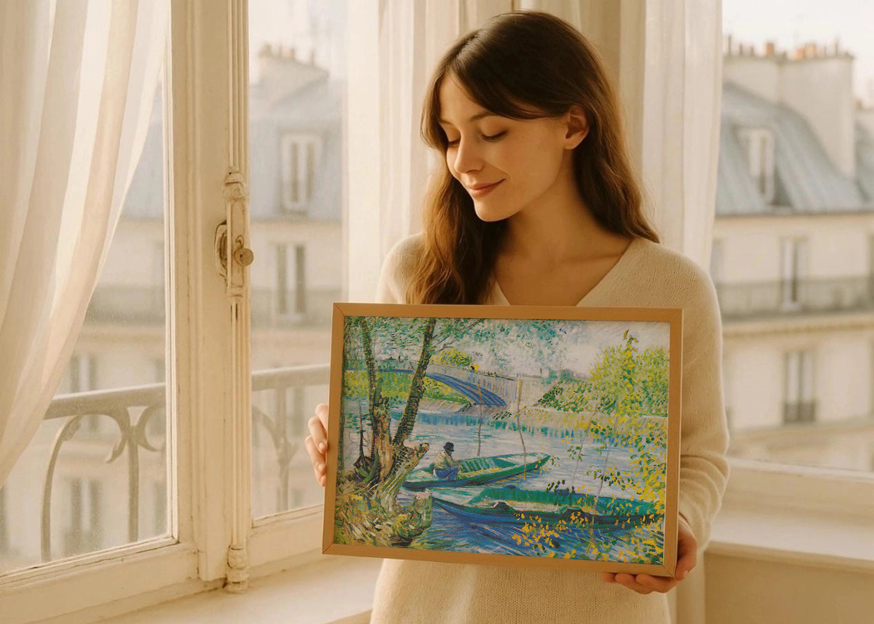 Cuadro La pesca en primavera (Van Gogh)