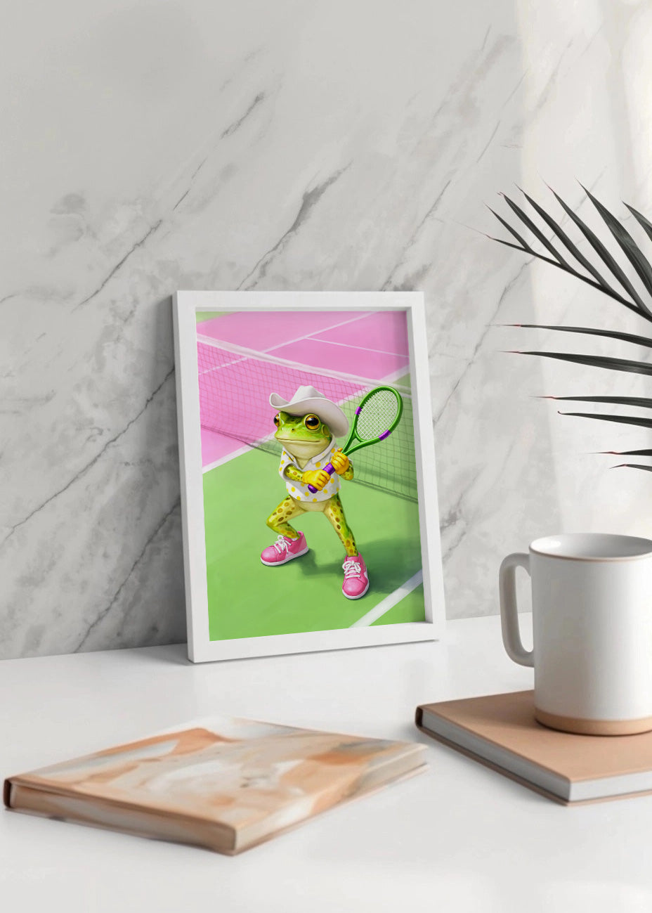 Cuadro La rana tenista