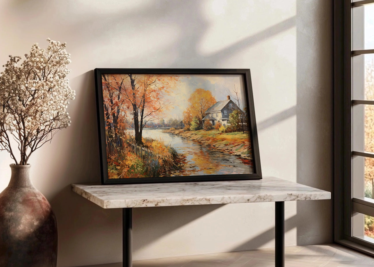 Cuadro La bajada del río