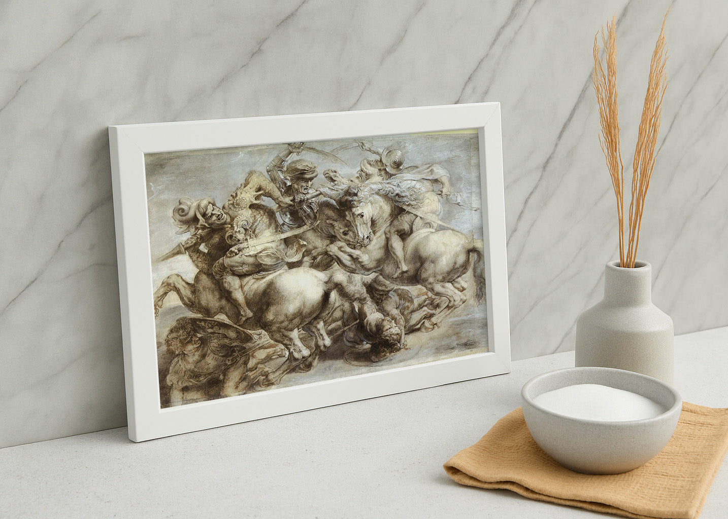 Cuadro La batalla de Anghiari (Peter Paul Rubens)