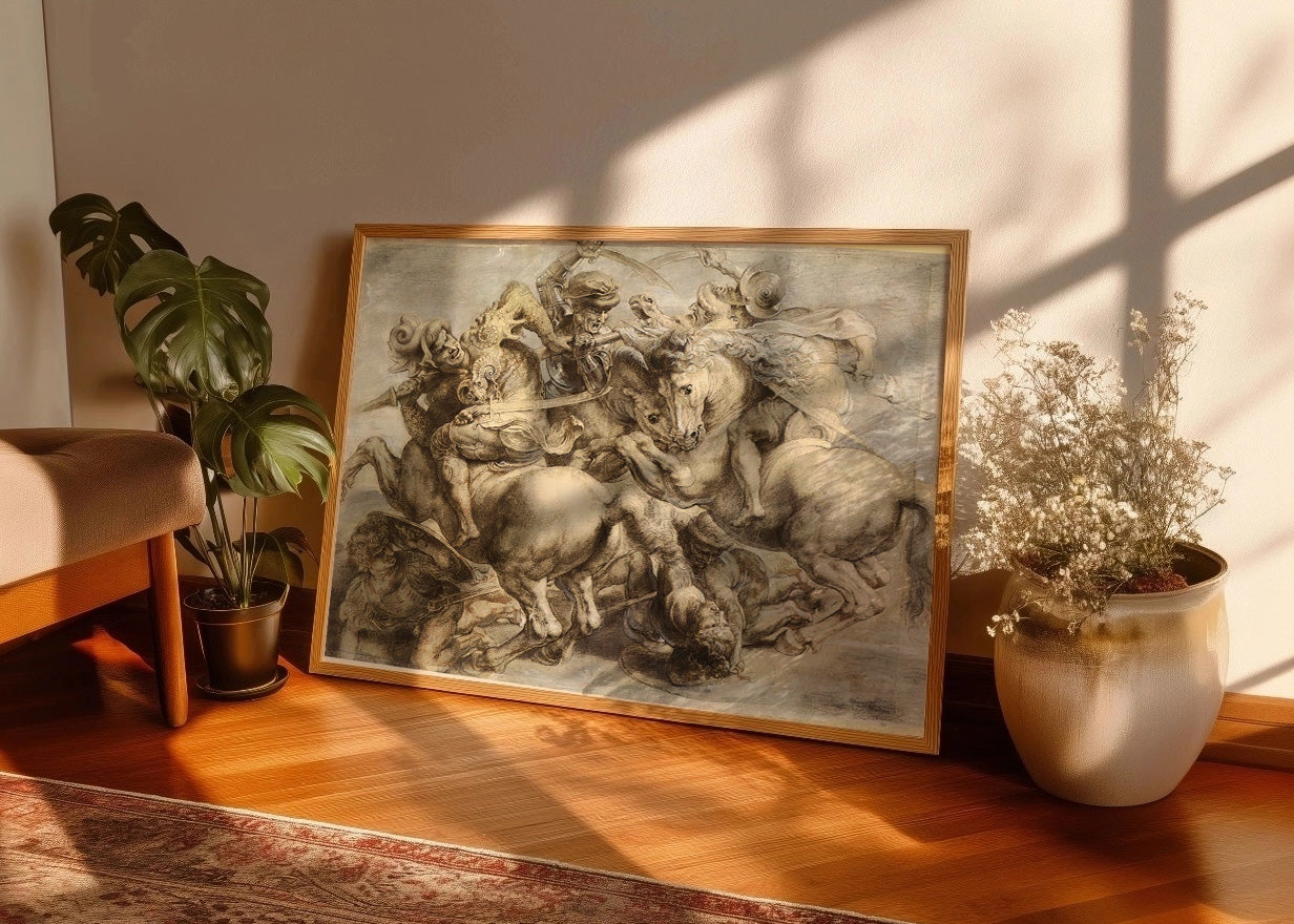 Cuadro La batalla de Anghiari (Peter Paul Rubens)