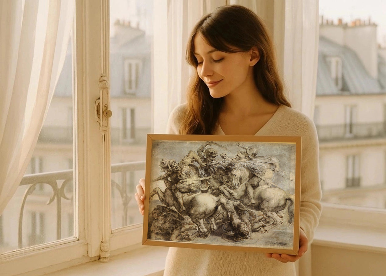 Cuadro La batalla de Anghiari (Peter Paul Rubens)