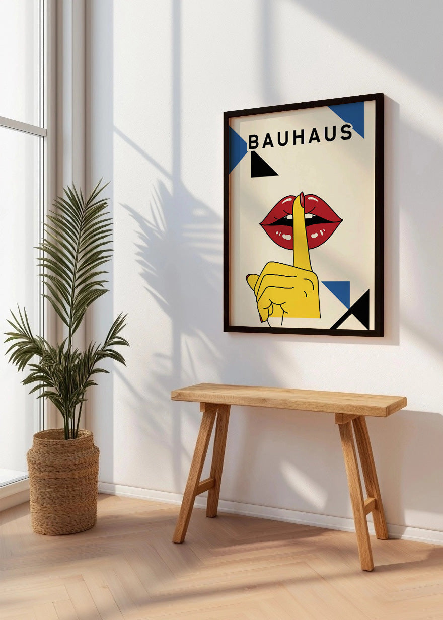 Cuadro Labios Bauhaus