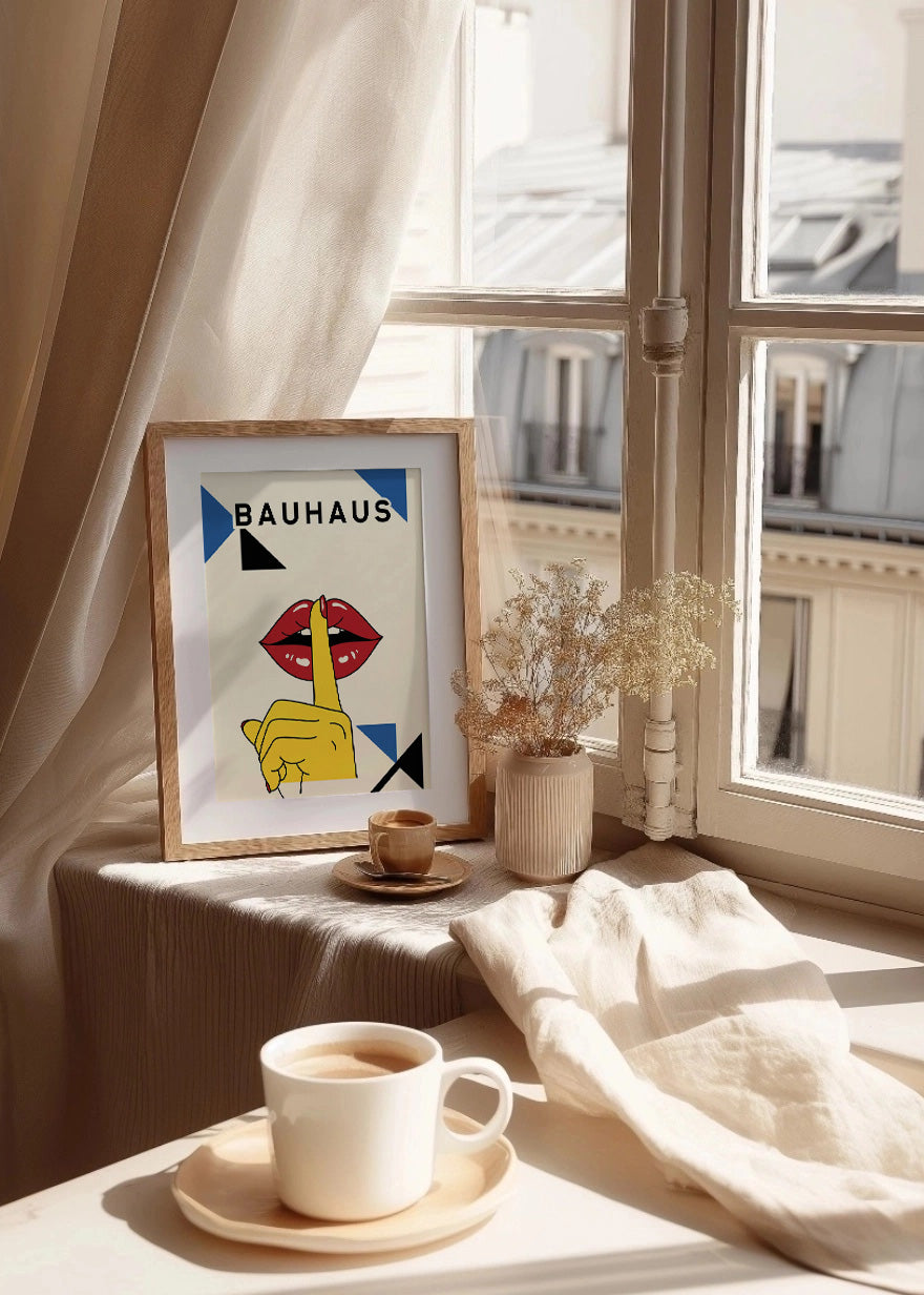 Cuadro Labios Bauhaus