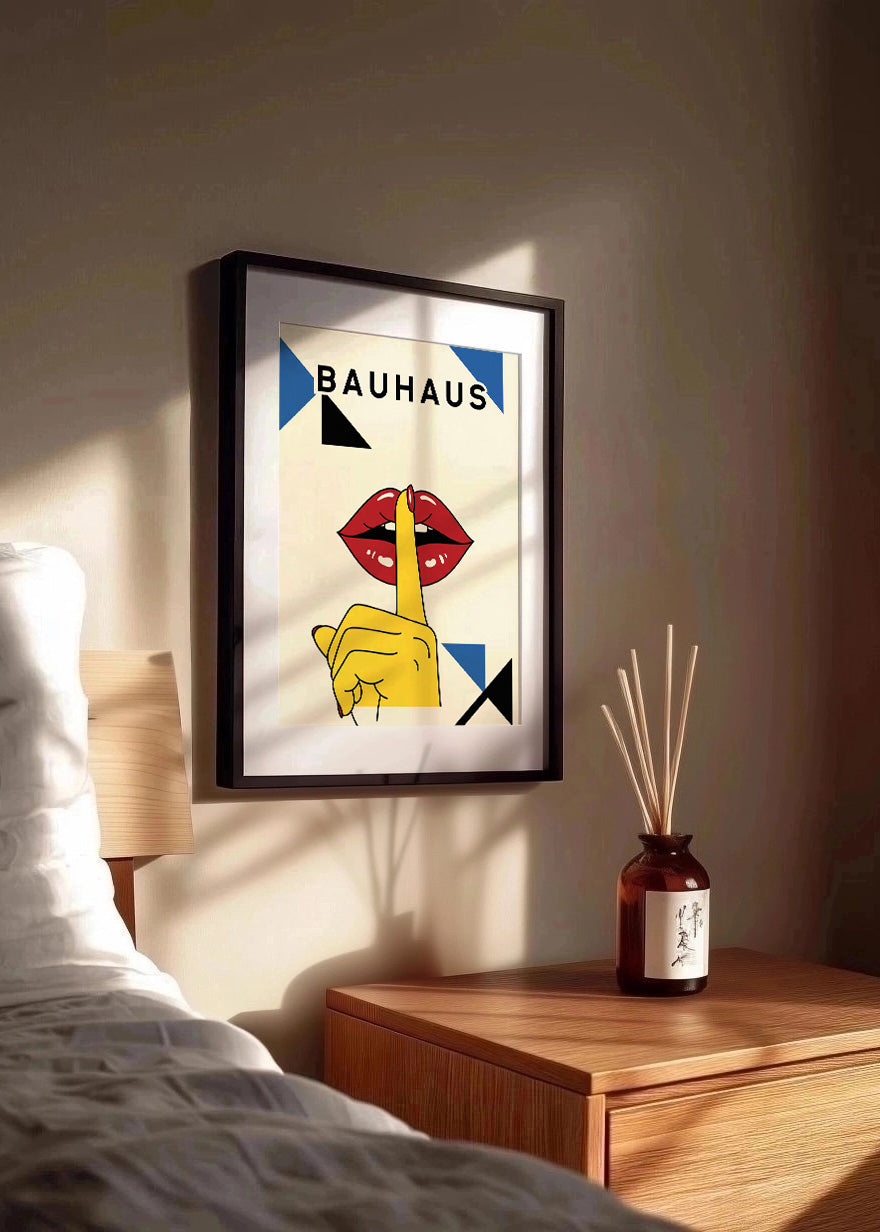 Cuadro Labios Bauhaus