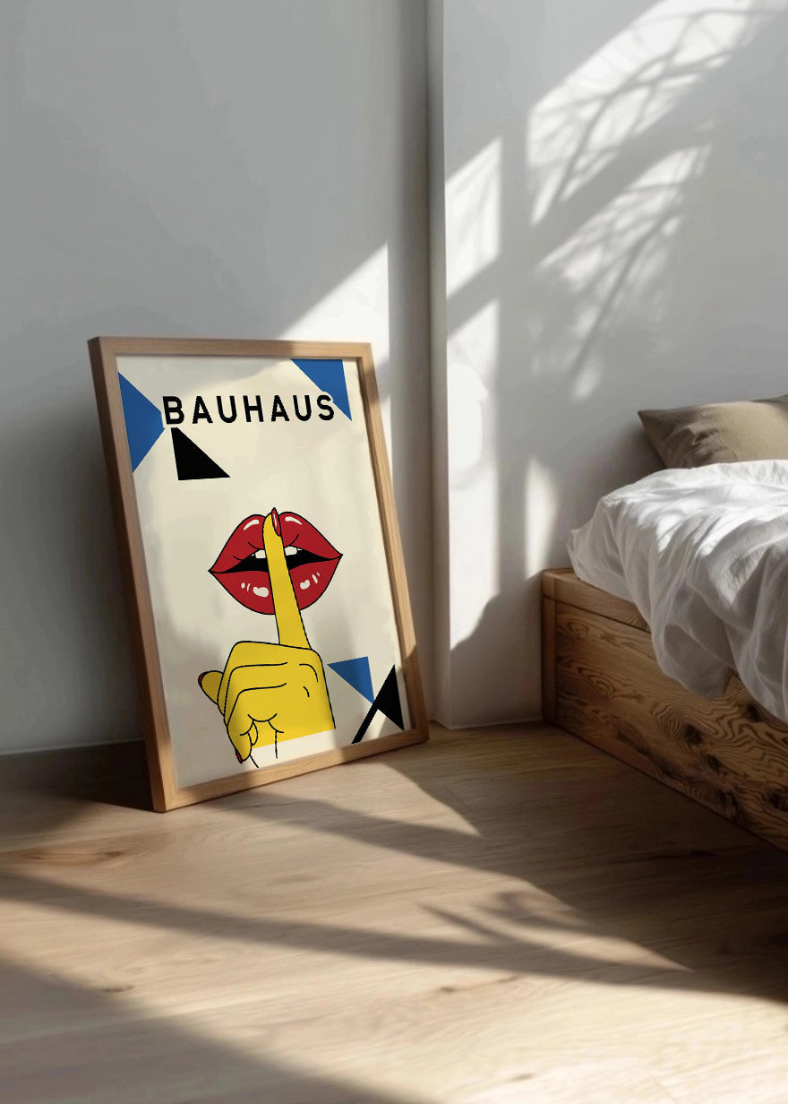 Cuadro Labios Bauhaus