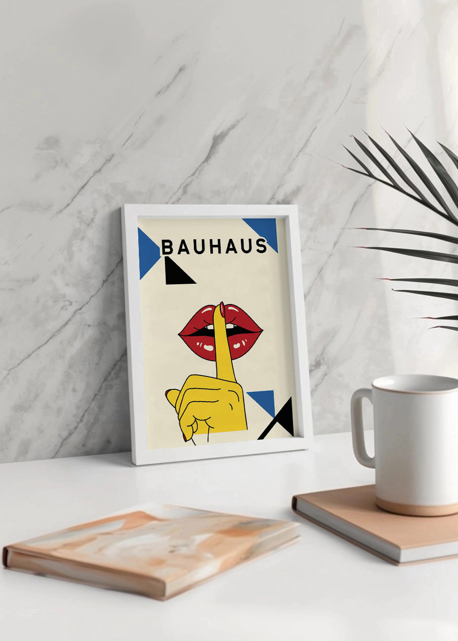 Cuadro Labios Bauhaus
