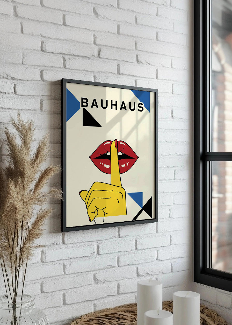 Cuadro Labios Bauhaus
